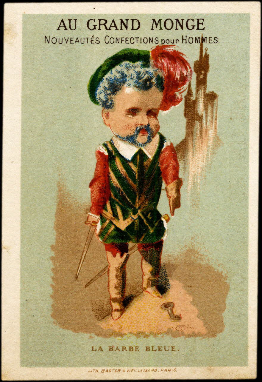 Baster & Vieillemard carte réclame chromo Paris 1879-1914 1995.1.3116.1 Photo