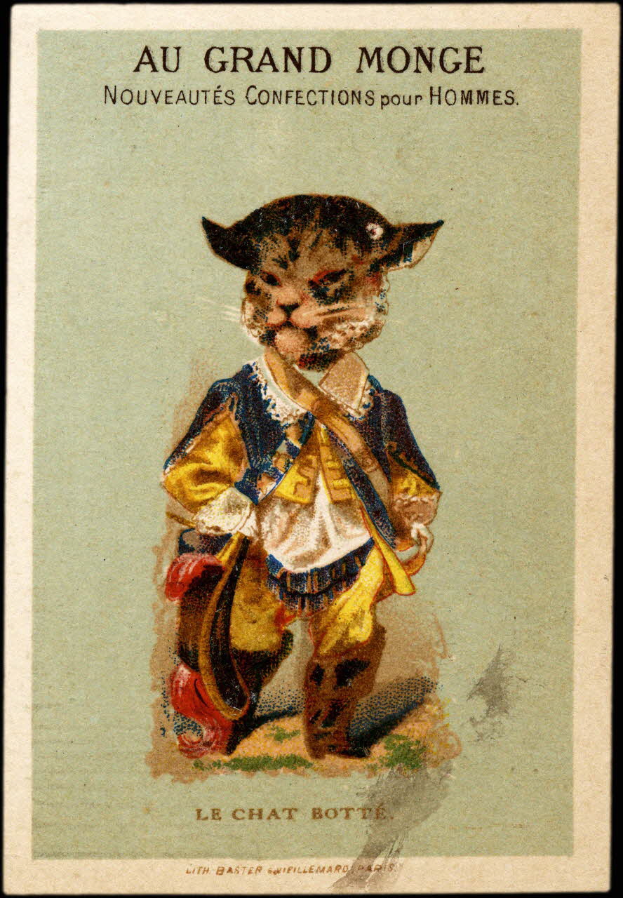 Baster & Vieillemard carte réclame chromo Paris 1879-1914 1995.1.3116.2 Photo