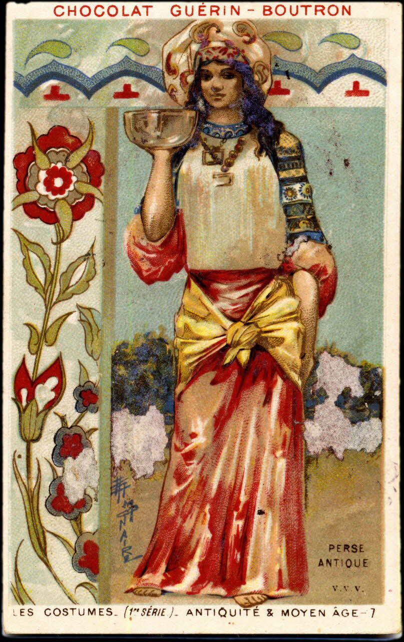 Baster & Vieillemard carte réclame chromo Paris 1889 1995.1.863.7  Photo