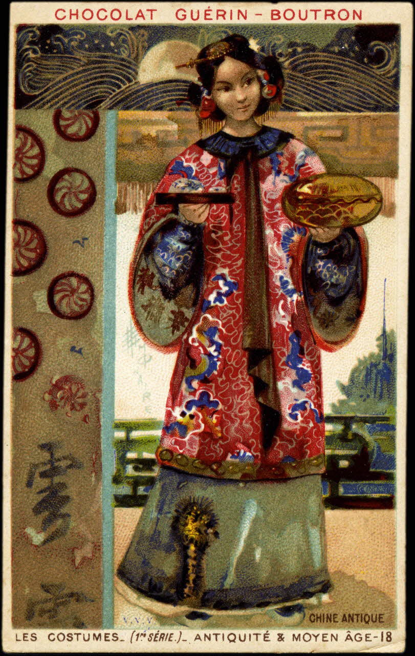 Baster & Vieillemard carte réclame chromo Paris 1889 1995.1.863.17 Photo