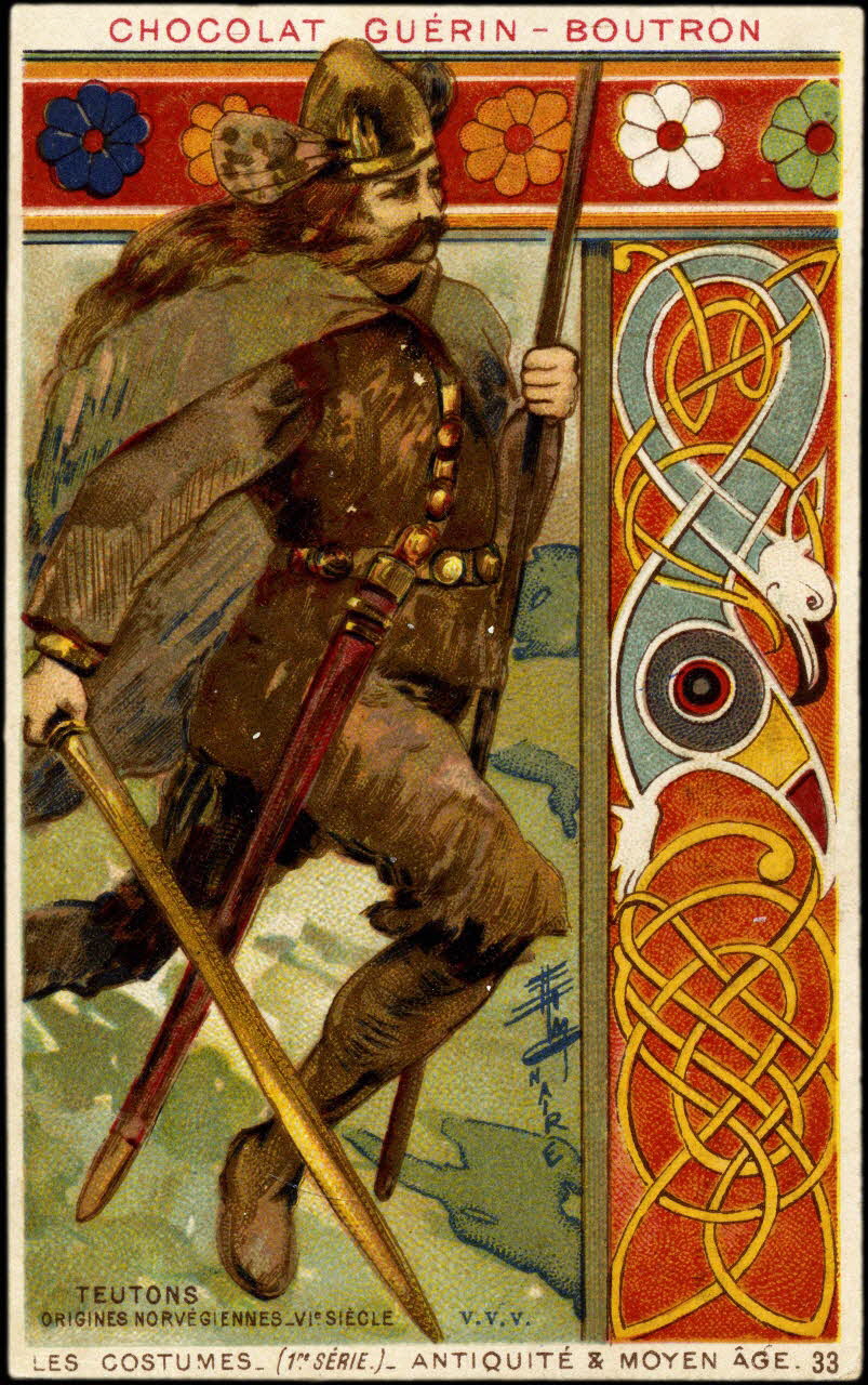 Baster & Vieillemard carte réclame chromo Paris 1889 1995.1.863.32 Photo