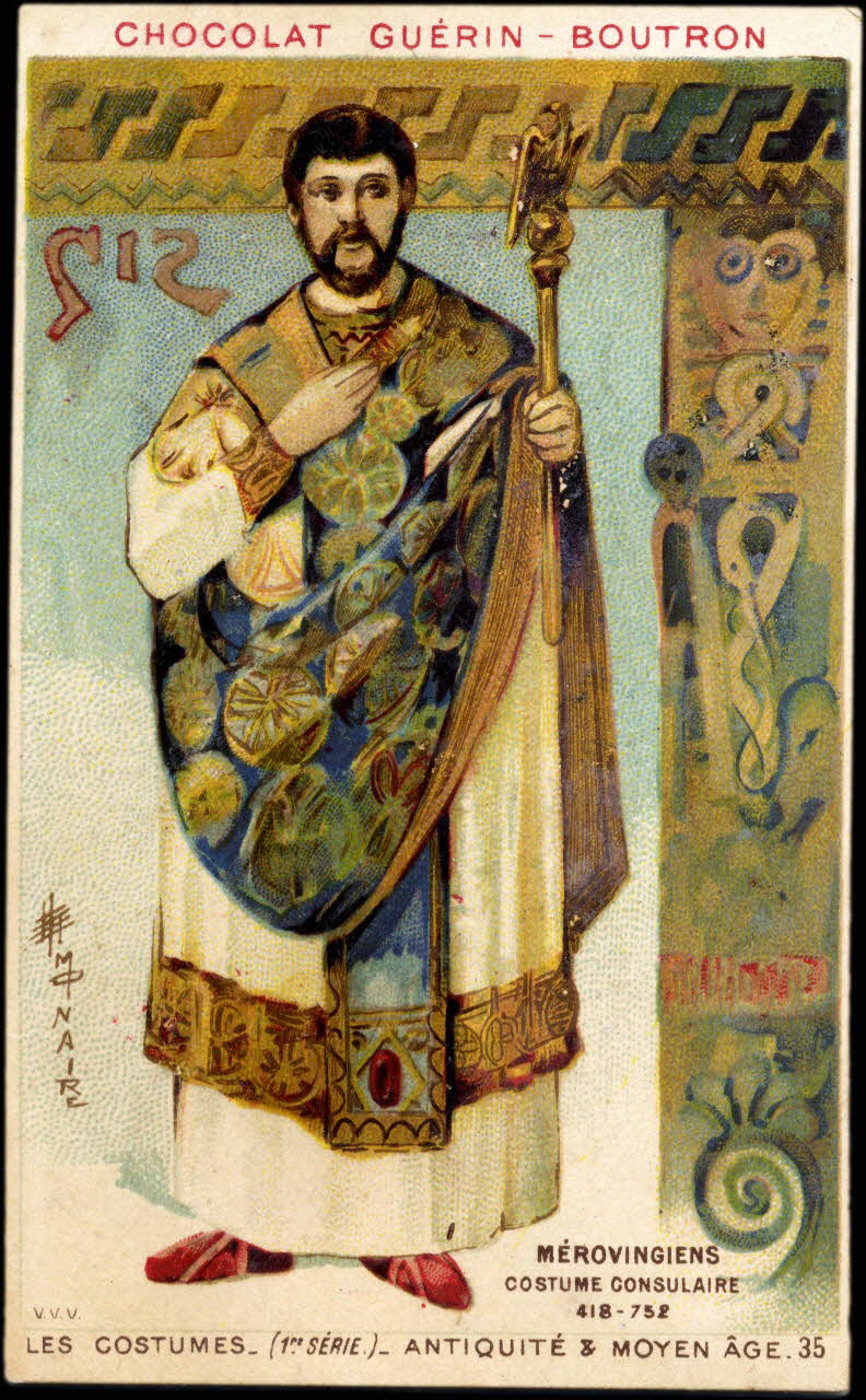 Baster & Vieillemard carte réclame chromo Paris 1889 1995.1.863.33 Photo