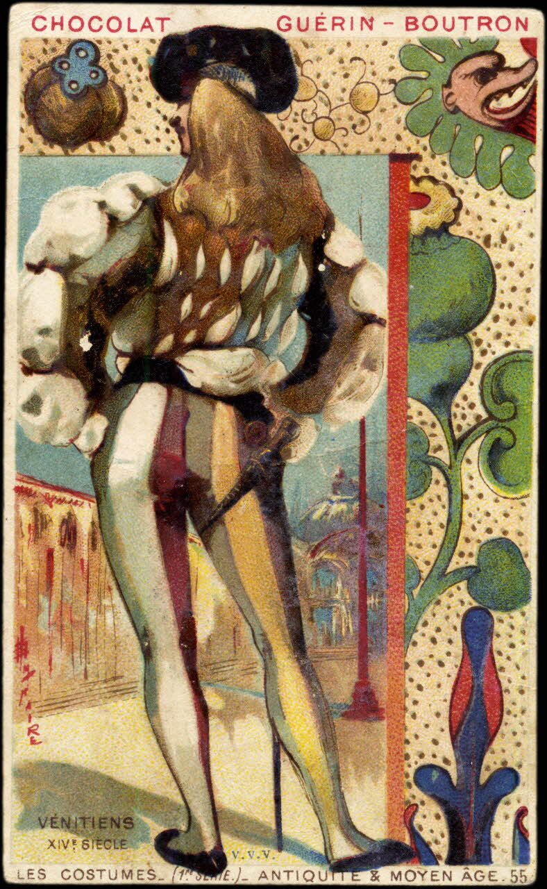 Baster & Vieillemard carte réclame chromo Paris 1889 1995.1.863.50 Photo