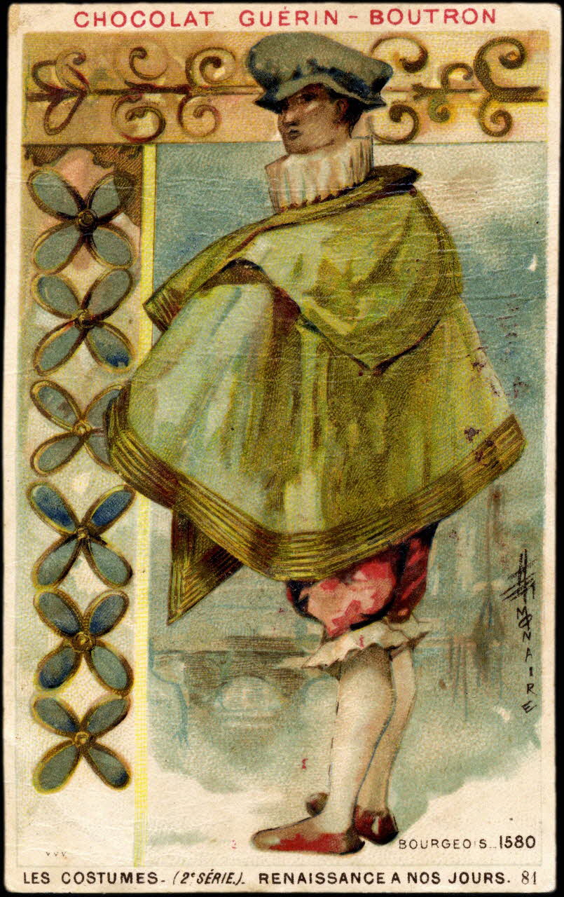 Baster & Vieillemard carte réclame chromo Paris 1889 1995.1.863.76 Photo