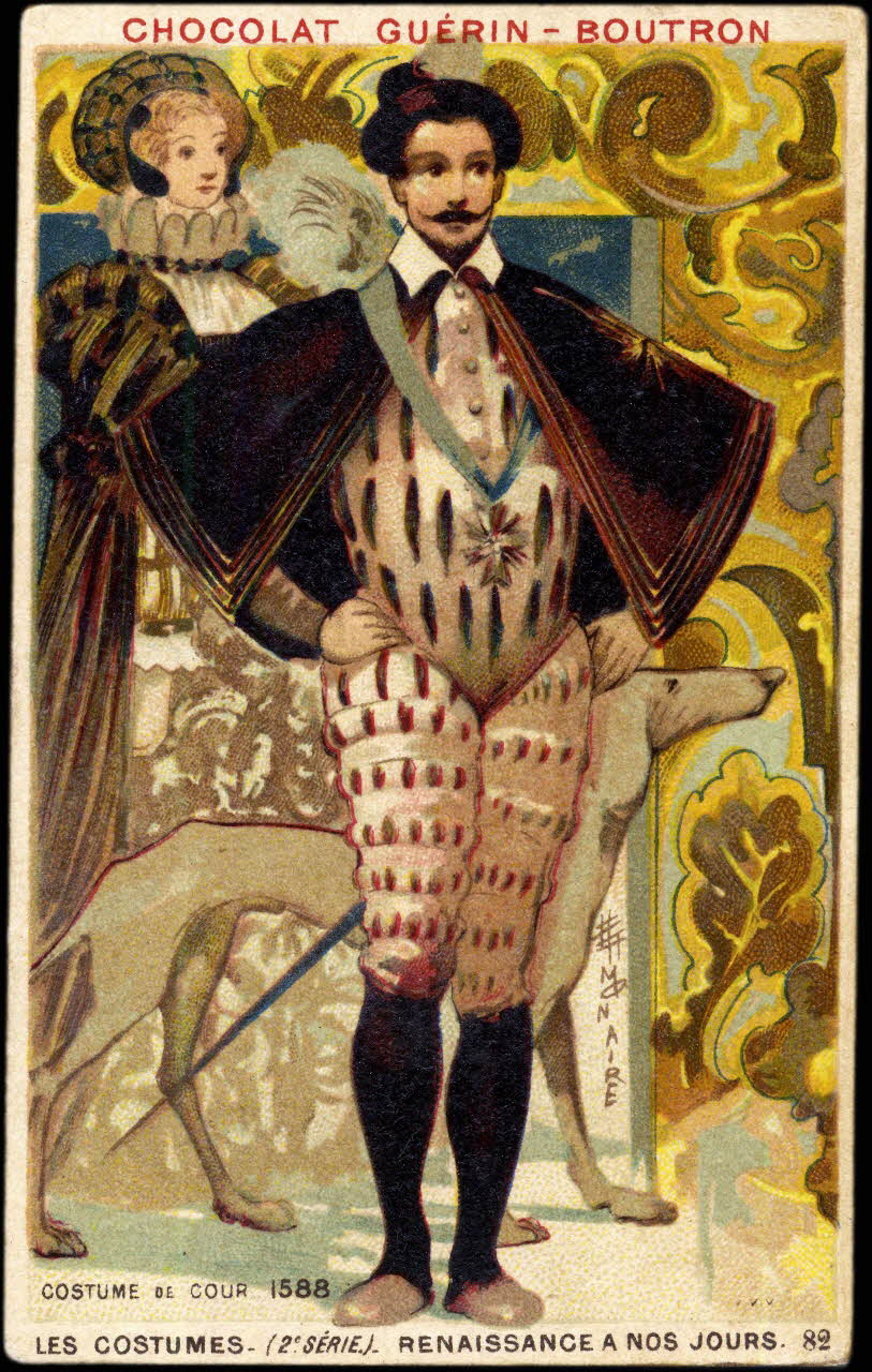 Baster & Vieillemard carte réclame chromo Paris 1889 1995.1.863.77 Photo