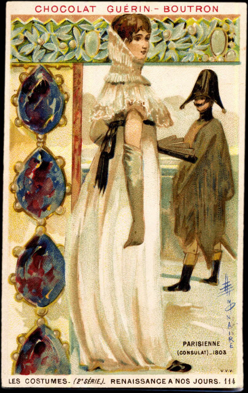 Baster & Vieillemard carte réclame chromo Paris 1889 1995.1.863.107 Photo