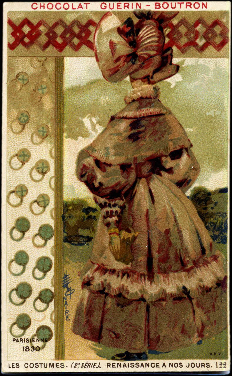 Baster & Vieillemard carte réclame chromo Paris 1889 1995.1.863.115 Photo