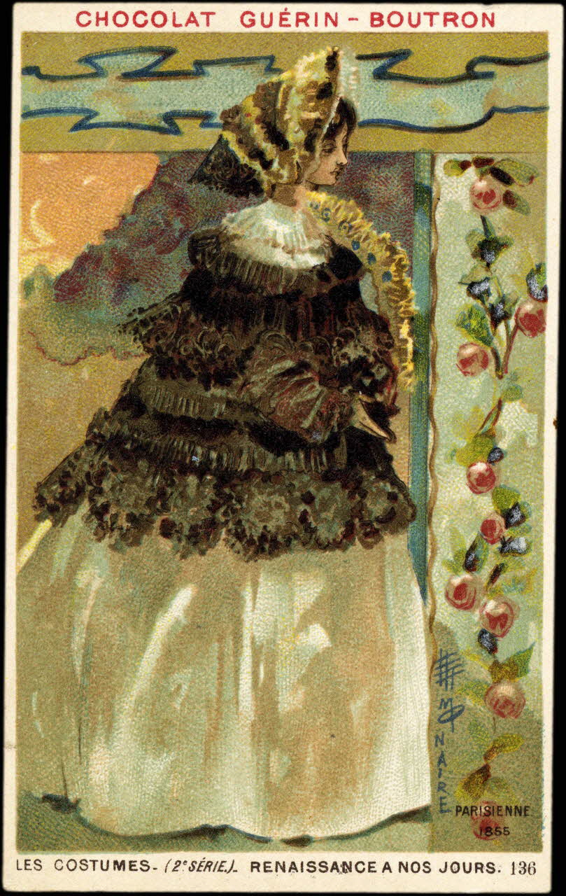 Baster & Vieillemard carte réclame chromo Paris 1889 1995.1.863.128 Photo