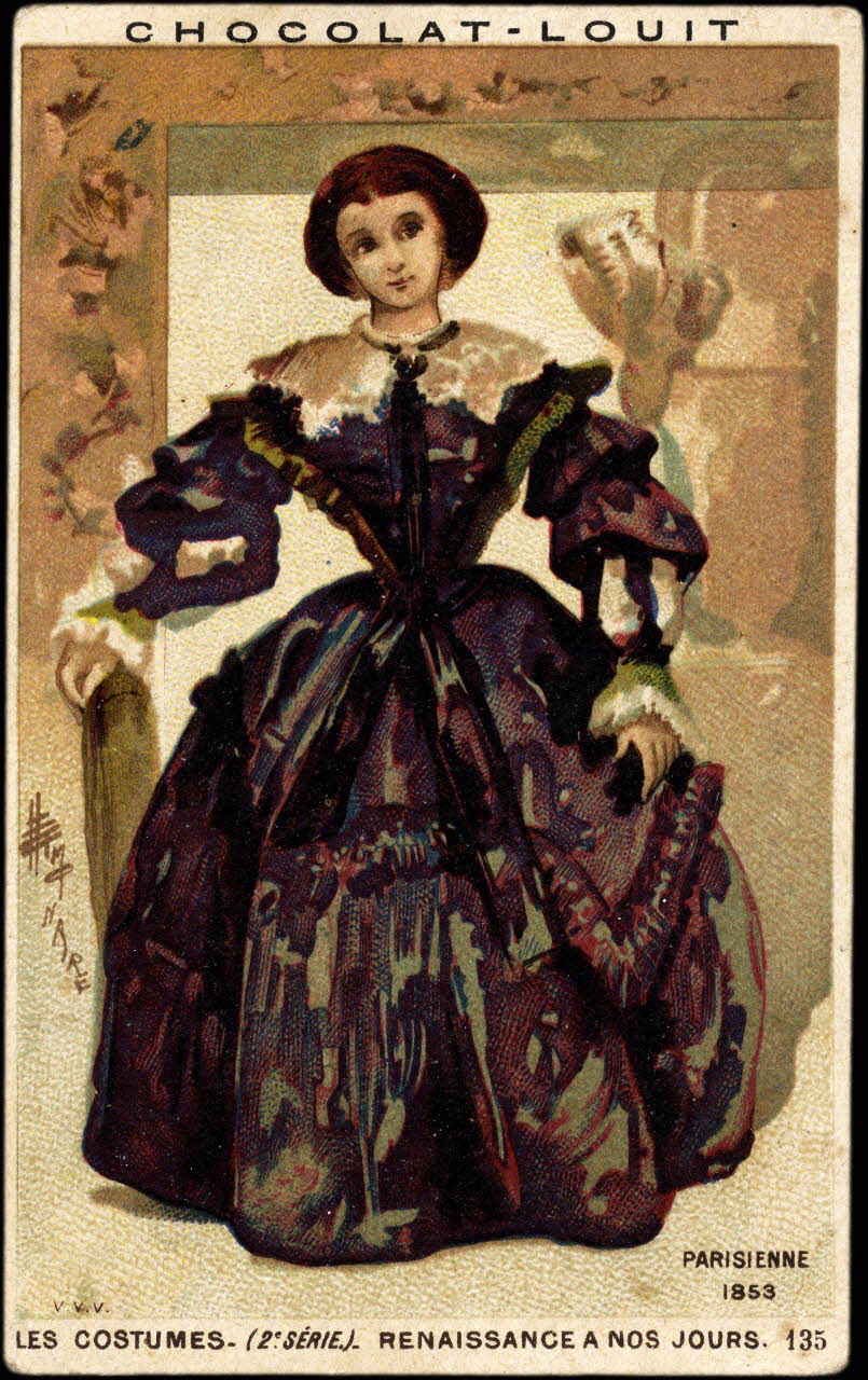 Naire M. carte réclame chromo Paris 1878-1914 1995.1.116.8 Photo