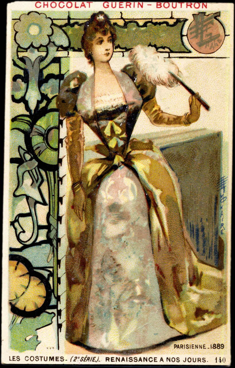 Baster & Vieillemard carte réclame chromo Paris 1889 1995.1.863.132 Photo