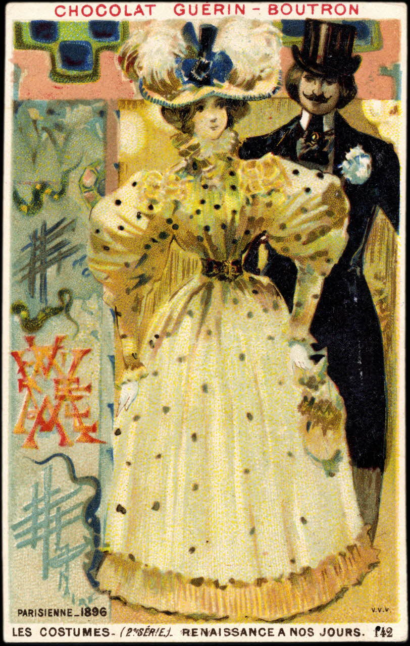 Baster & Vieillemard carte réclame chromo Paris 1889 1995.1.863.134 Photo