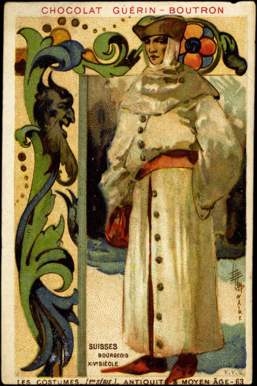 Baster & Vieillemard carte réclame chromo Paris 1878-1914 1994.30.114  Photo