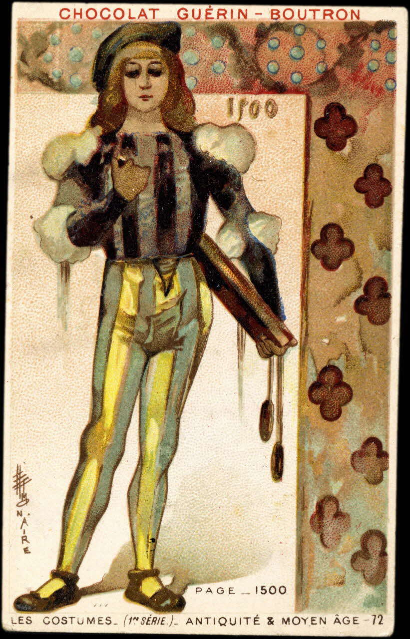 Baster & Vieillemard carte réclame chromo Paris 1878-1914 1994.30.117 Photo