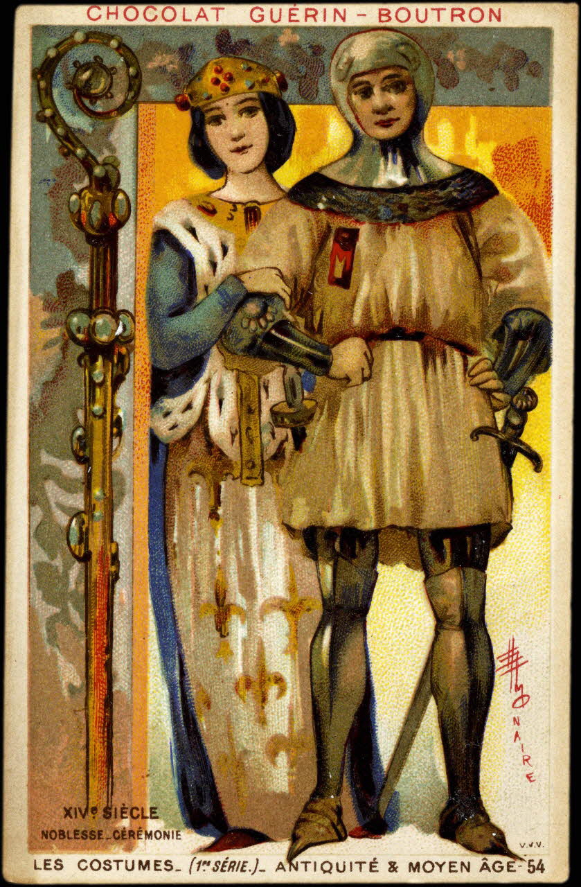 Baster & Vieillemard carte réclame chromo Paris 1878-1914 1994.30.111 Photo