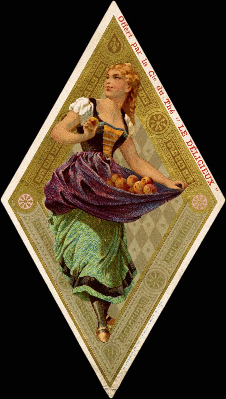 Baster & Vieillemard carte réclame chromo Paris 1889-1895 1995.1.3121.2 Photo