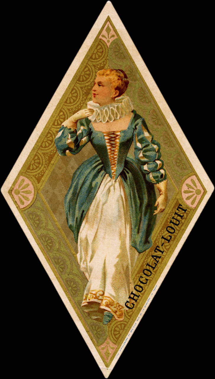 Baster & Vieillemard carte réclame chromo Paris 1889-1895 1995.1.114.3 Photo