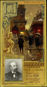 H. Laas, E.Pécaud & Cie Paris ; Luigi Loir carte réclame chromo lle-de-France, France 1900 1992.1.26  Photo