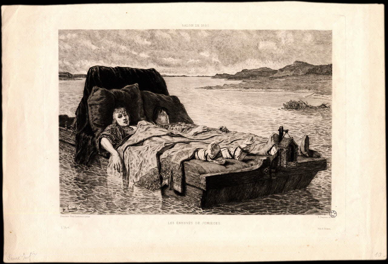 Evariste Vital Luminais ; Eugène Gaujean ; Salmon A. imagerie ancienne LES ENERVES DE JUMIEGES. 1880 1944.2.231 Photo