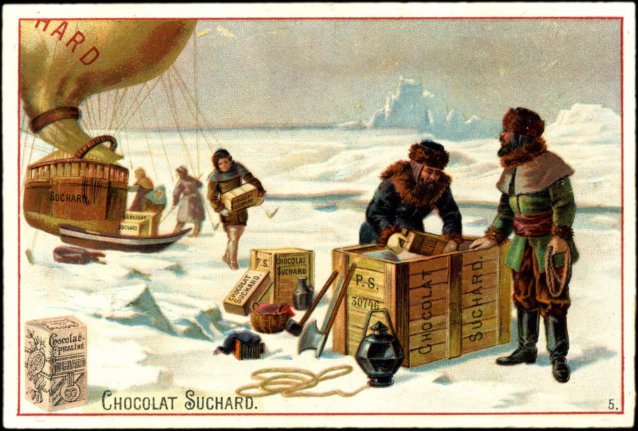 carte réclame chromo Neuchâtel 1880-1914 1996.40.205.4 Photo