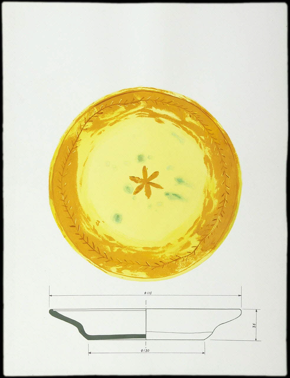 Dobignard Guy dessin Assiette 1943 1985.51.28 Photo