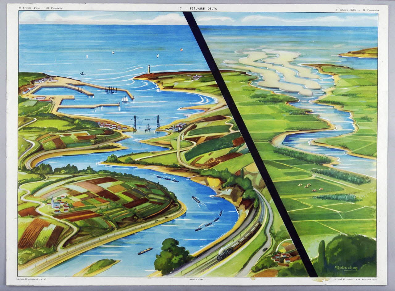 Editions Rossignol estampe 31. L'ESTUAIRE - DELTA 1950-1970 2007.51.9.1 Photo