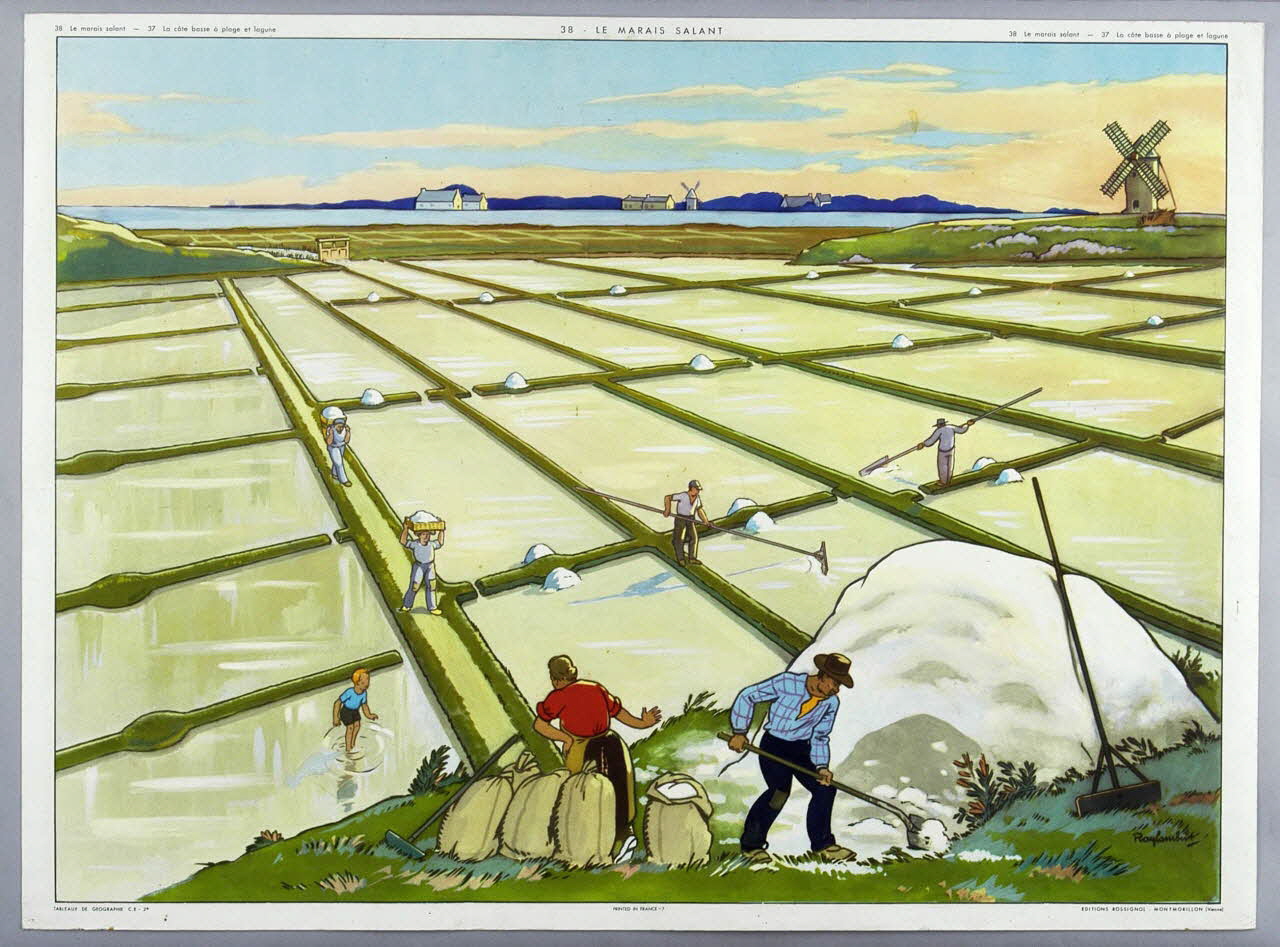 Editions Rossignol estampe 38 - LE MARAIS SALANT 1950-1970 2007.51.11.2 Photo