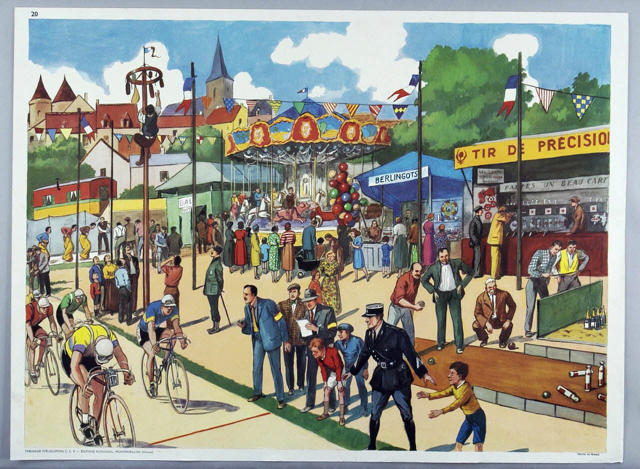 Editions Rossignol estampe 20. La fête foraine 1950-1970 2007.52.2.2 Photo