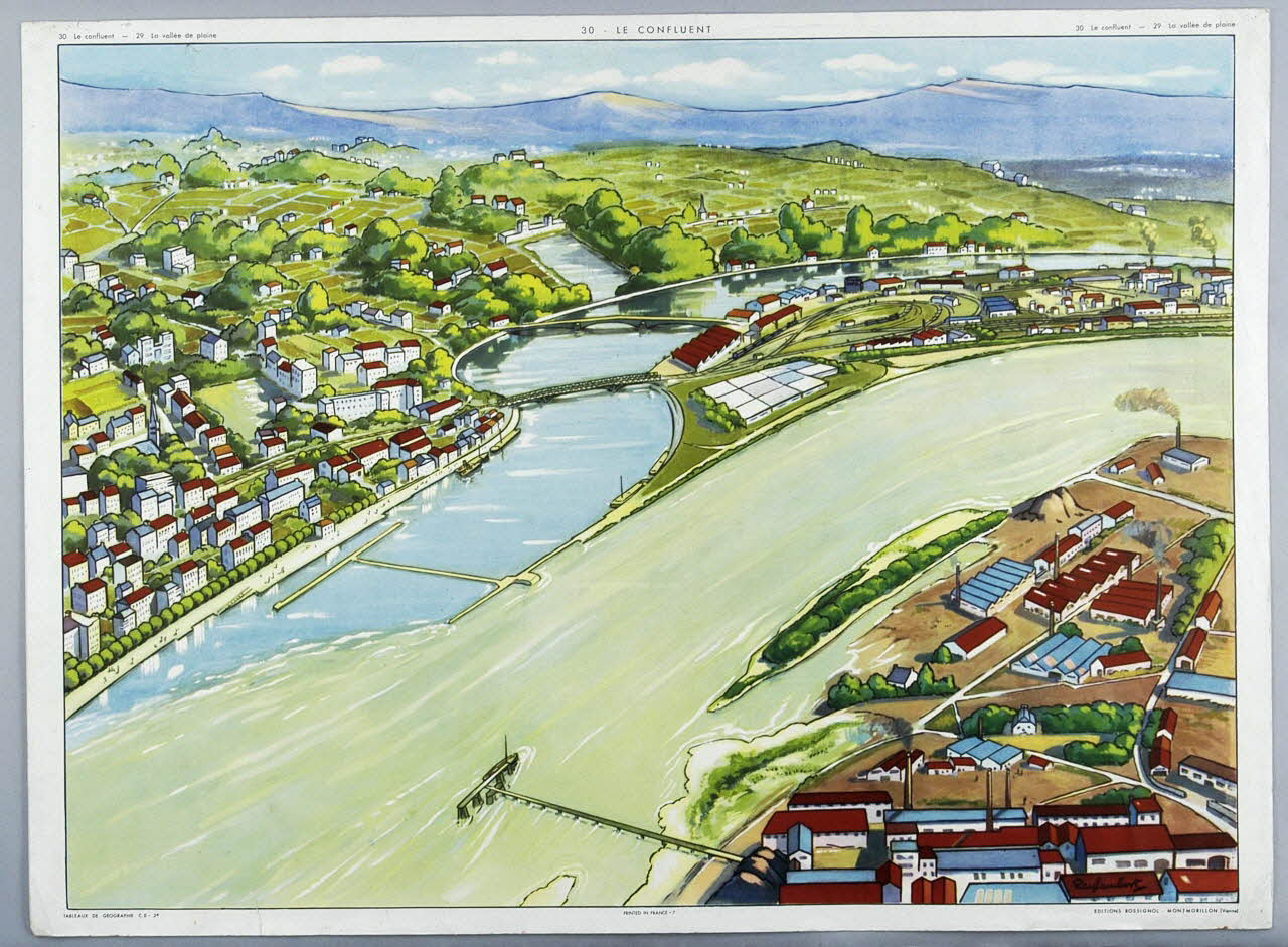 Editions Rossignol estampe 30 - LE CONFLUENT 1950-1970 2007.52.8.2 Photo