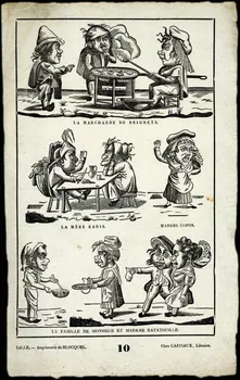 estampe Personnages grotesques 2008.11.51  Photo