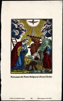 estampe Naissance de Notre Seigneur Jésus-Christ. 2008.11.53  Photo