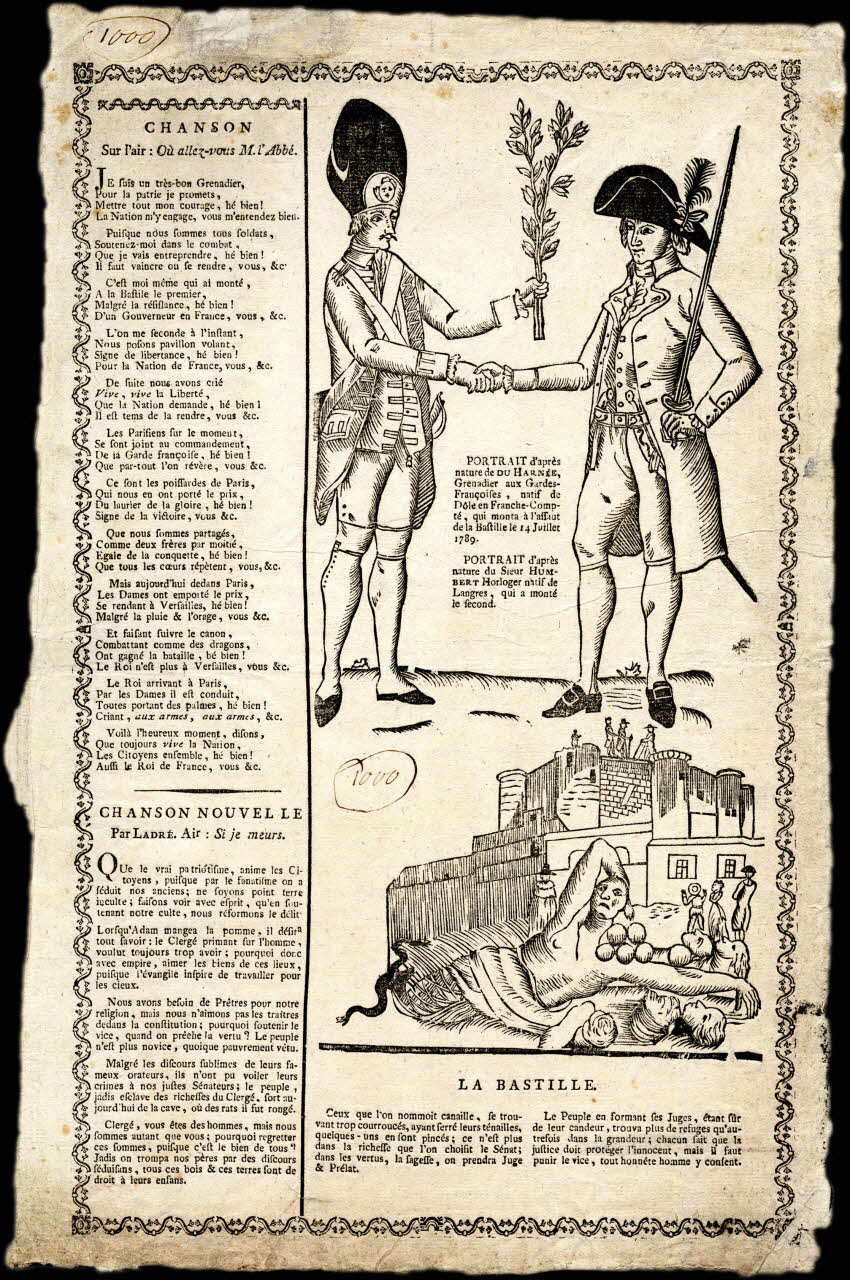 estampe LA BASTILLE. 2008.11.57 Photo