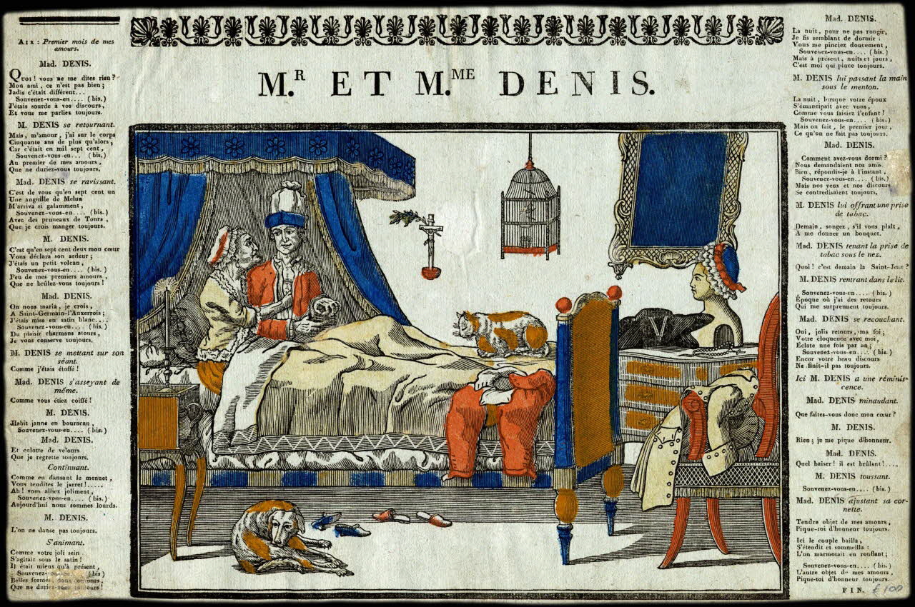 estampe Mr. ET Mme. DENIS. 2008.11.58 Photo