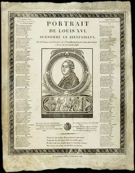 estampe PORTRAIT  DE LOUIS XVI  SURNOMME LE BIENFAISANT 2008.11.35 Photo