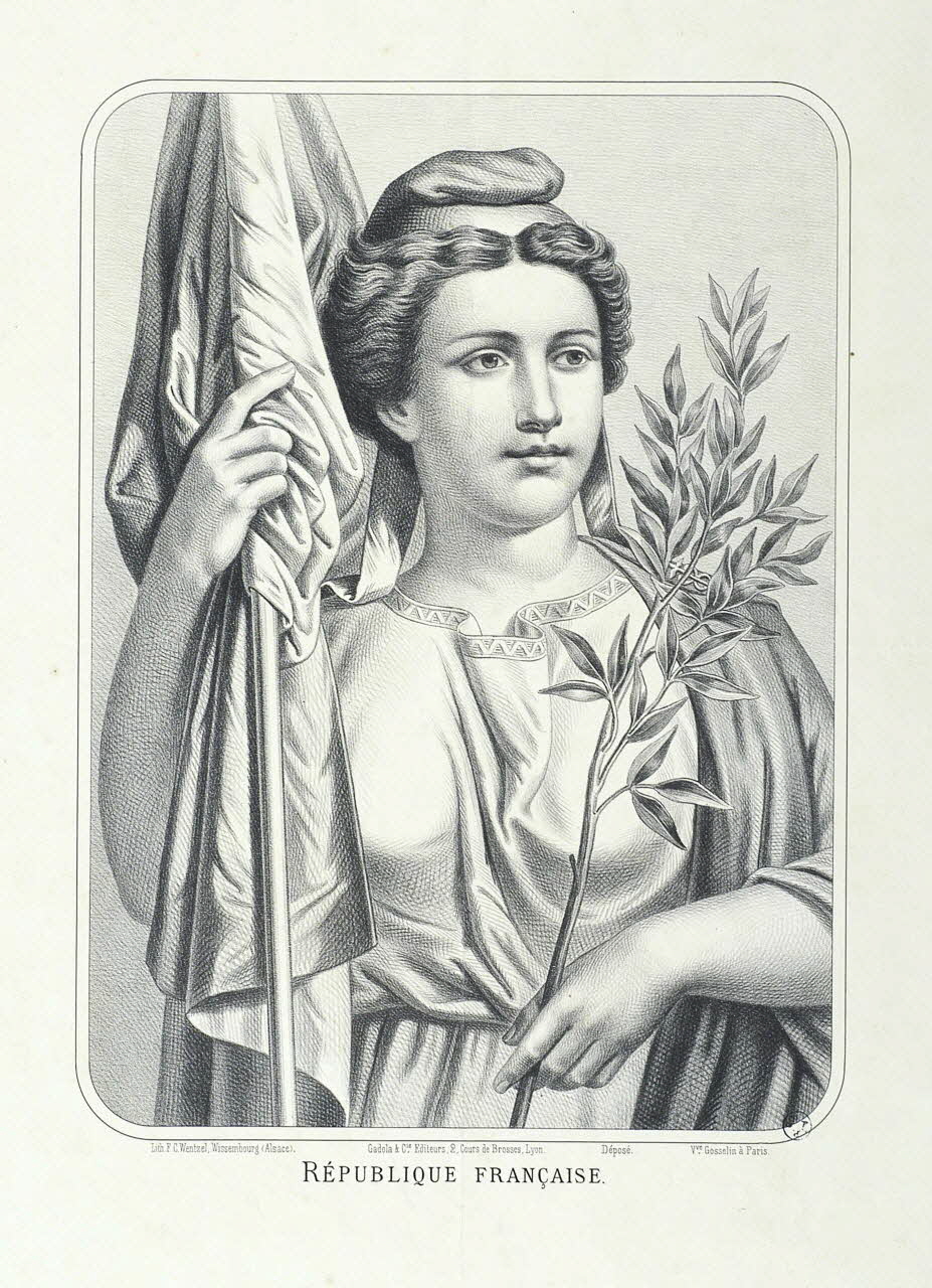 estampe REPUBLIQUE FRANCAISE. 1950.39.1254 Photo