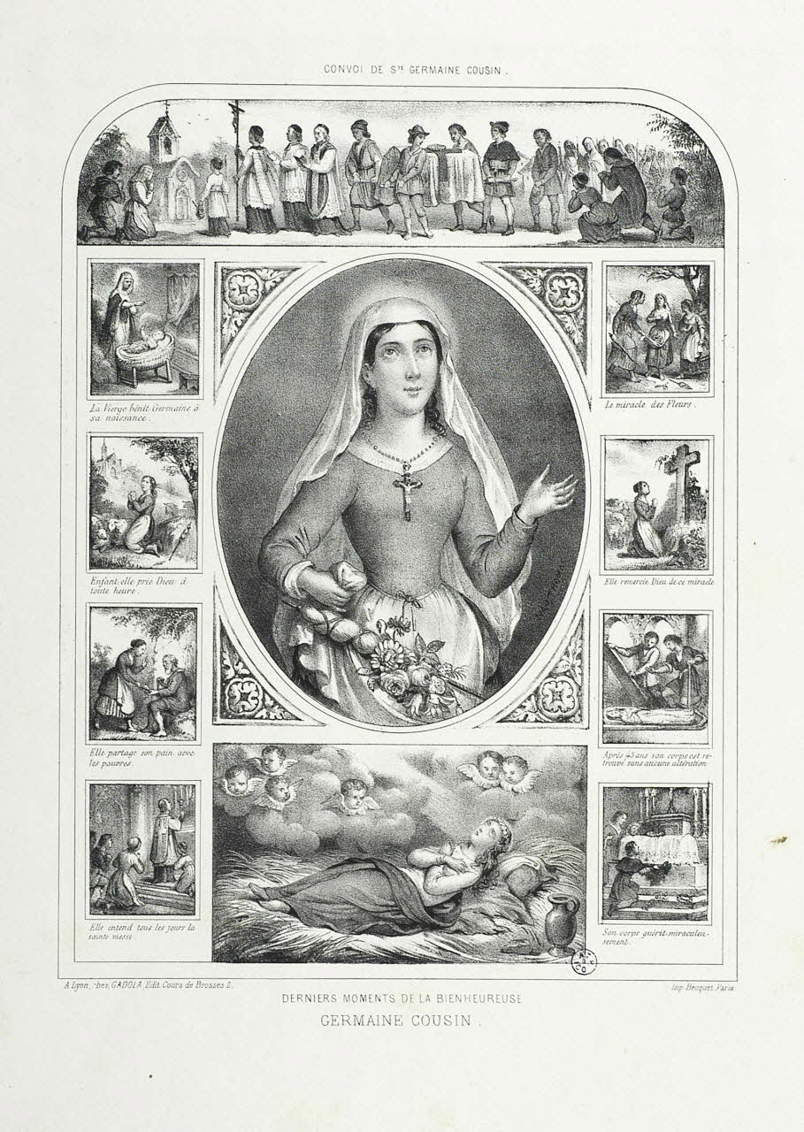 estampe CONVOI DE STE. GERMAINE COUSIN. 1951.16.99 Photo