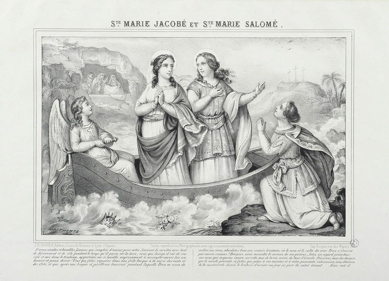 estampe STE. MARIE JACOBE ET STE. MARIE SALOME. 1951.16.106 Photo