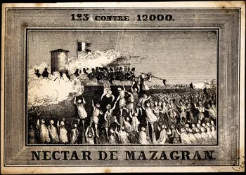 étiquette publicitaire NECTAR DE MAZAGRAN. 1960.66.27 Photo