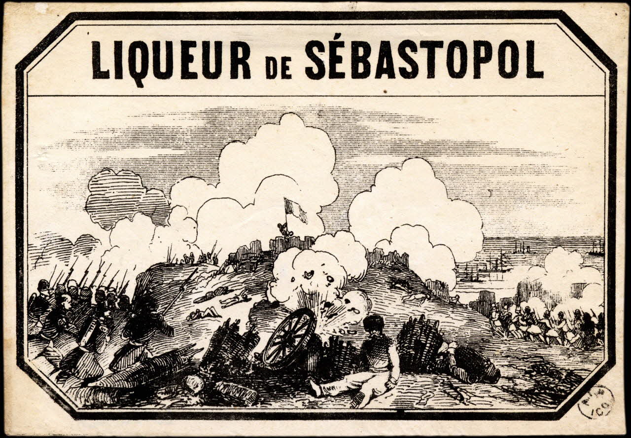 étiquette publicitaire LIQUEUR DE SEBASTOPOL 1960.66.29 Photo