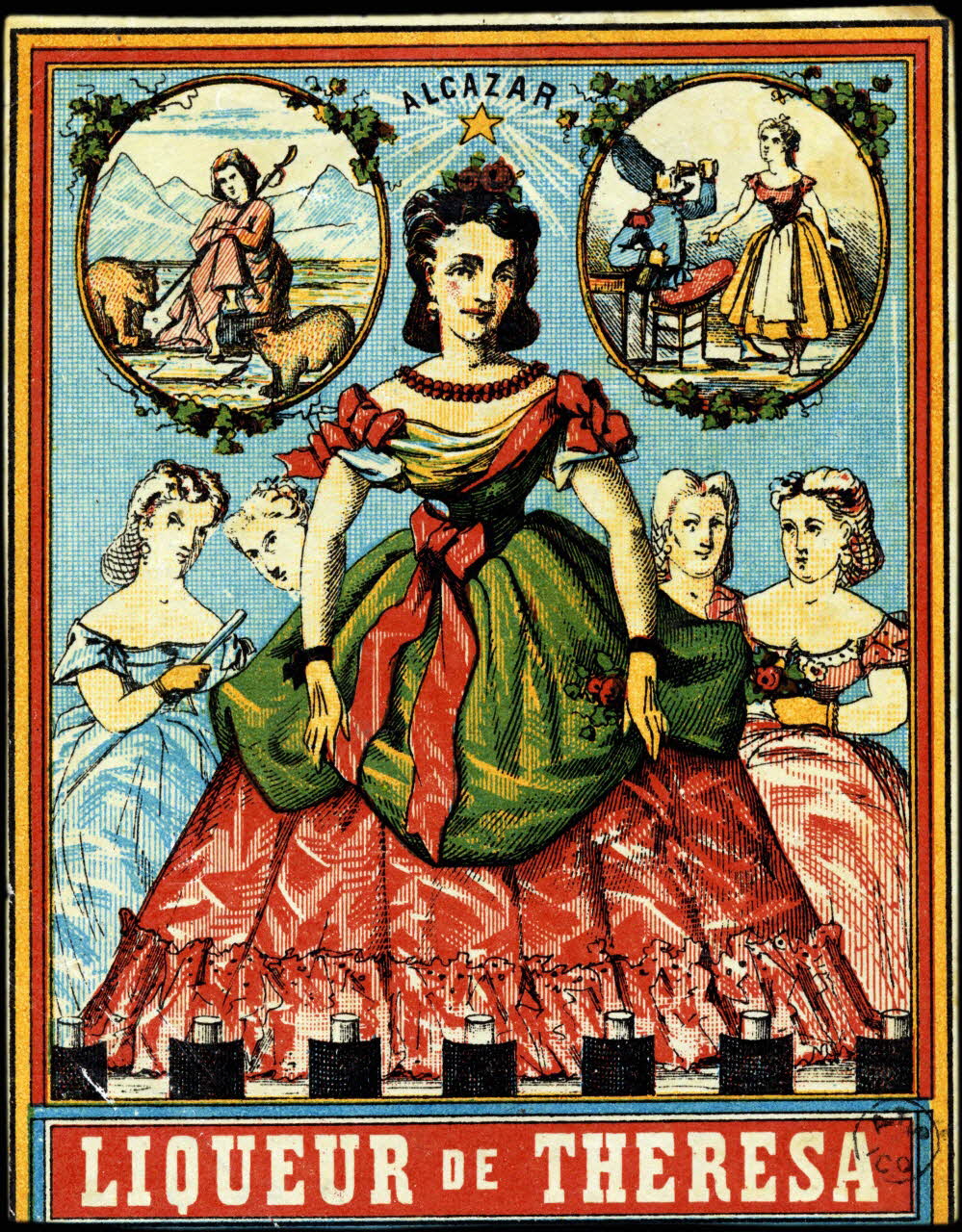 étiquette publicitaire LIQUEUR DE THERESA 1960.66.41 Photo