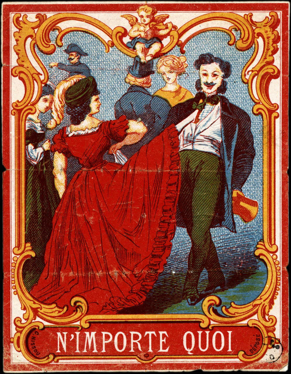 étiquette publicitaire N'IMPORTE QUOI 1960.66.44 Photo