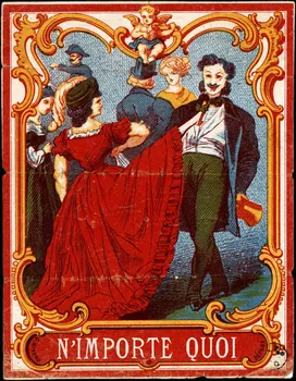 étiquette publicitaire N'IMPORTE QUOI 1960.66.44 Photo