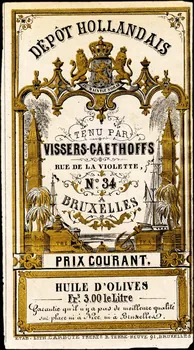 étiquette publicitaire DEPÔT HOLLANDAIS 1960.66.48 Photo