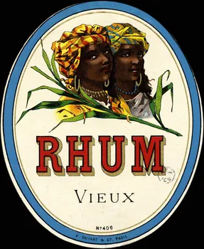 étiquette publicitaire RHUM  VIEUX 1960.66.101 Photo