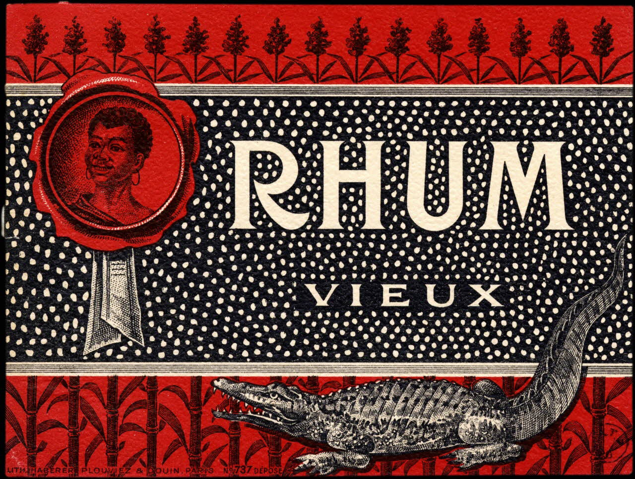 étiquette publicitaire RHUM  VIEUX 1960.66.106 Photo