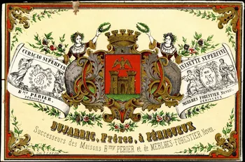 étiquette publicitaire DUJARRIC, Frères, à PERIGUEUX 1960.66.109 Photo