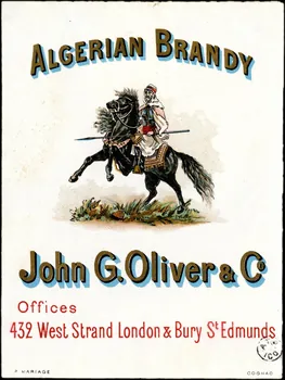 étiquette publicitaire ALGERIAN BRANDY 1960.66.116 Photo