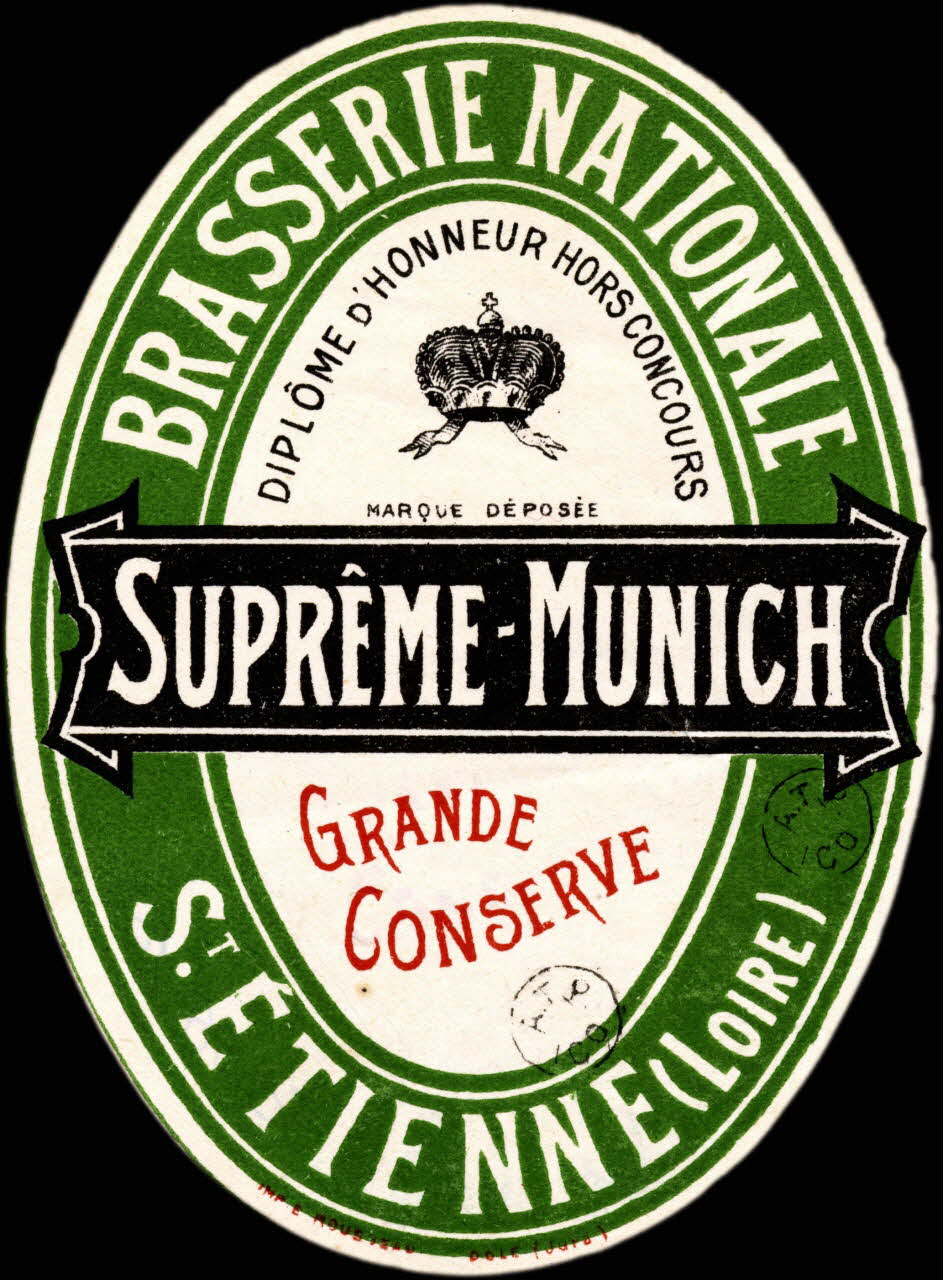 étiquette publicitaire SUPRÊME - MUNICH 1960.66.156 Photo