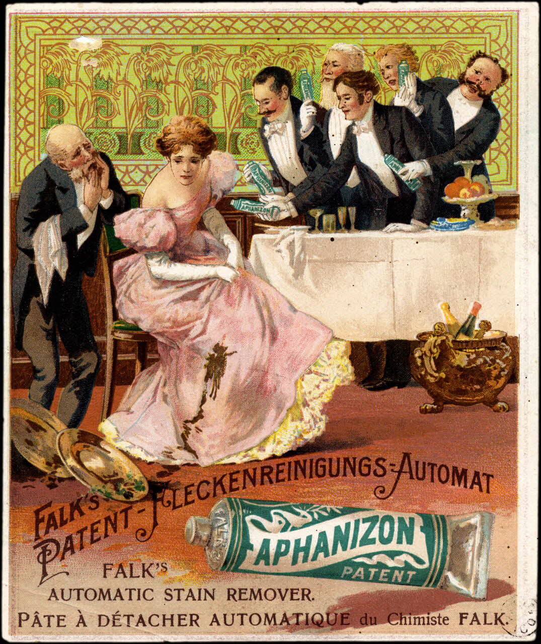 étiquette publicitaire APHANIZON  PATE A DETACHER AUTOMATIQUE 1960.66.164 Photo