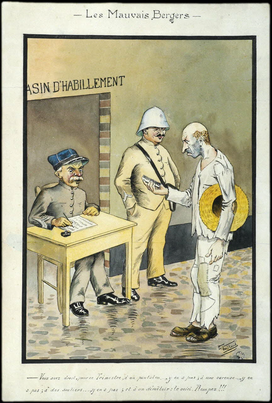 Pierre F. Voillard dessin Les Mauvais Bergers Guyane, France 1908-1912 2001.41.28 Photo