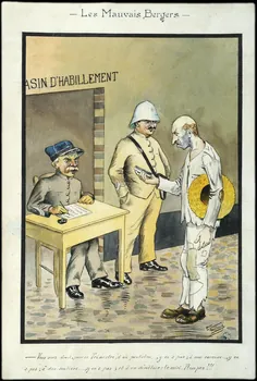 Pierre F. Voillard dessin Les Mauvais Bergers Guyane, France 1908-1912 2001.41.28 Photo